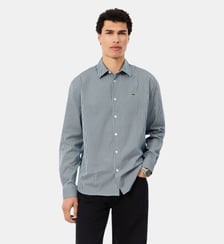 Chemise pinpoint à carreaux regular fit Lacoste