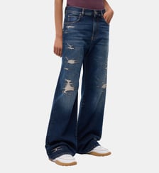 Jean wide leg troué Pinko