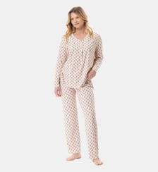 Pyjama en coton modal TEA TIME 102 Lingerie Le Chat