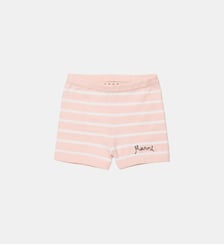 Short en maille avec logo Marni