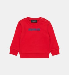 Sweat-shirt à col rond avec logo Dsquared2