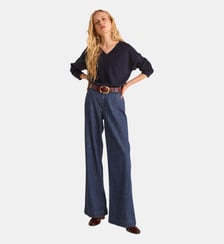 Jean Large À Rayures Wide Leg Sienna Maison 123