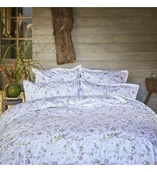 Housse de couette imprimée en satin de coton bio, JARDIN DES SENS Alexandre Turpault