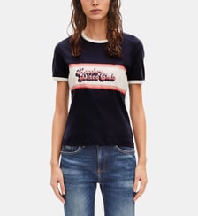 T-shirt avec sérigraphie The Kooples