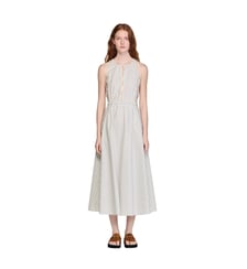Robe longue en coton à rayures Sandro