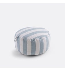 Pouf d'extérieur à rayures, Ø50 x H25 cm La Redoute Interieurs