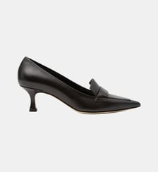 Austin - Mocassins En Cuir Veau Lisse Expresso Parallèle