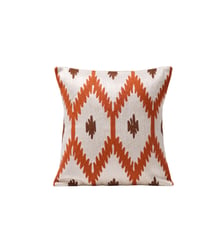 Housse De Coussin  Motif ikat en point de chainette Madura