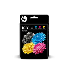 Cartouche d'encre 937 Noir + 937 3 couleurs HP