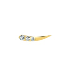 Puce STARDUST gauche - 3 diamants, poids total 0,22ct approx.  - Or jaune 750‰ La Brune & La Blonde