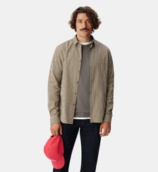 Chemise regular motif carreaux Ikks