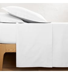 Drap plat uni en polycoton La Redoute Interieurs