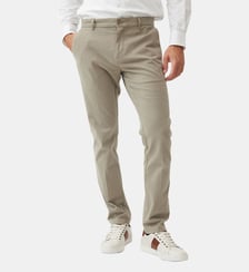 Pantalon chino droit en coton et lyocell stretch Hanmer Springs Rodd & Gunn