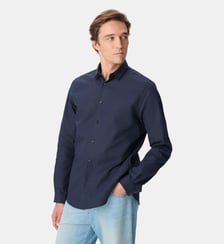 Chemise regular jacquard motif rayures Ikks