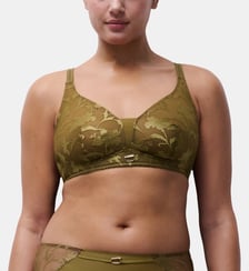 Soutien-gorge sans armature broderie florale Chantelle