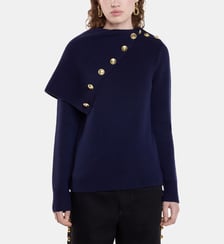 Pull droit détails boutonnés  Rabanne