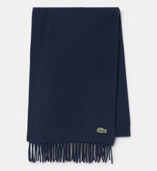 Écharpe laine brossée en coffret Lacoste