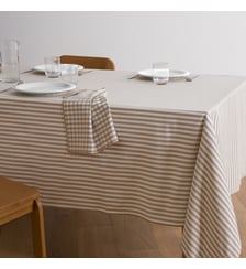 Nappe rayée tissé-teint, 30% coton recyclé La Redoute Interieurs