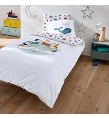 Housse de couette en coton biologique La Redoute Interieurs