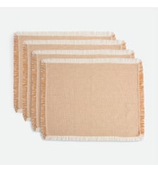 Sets de table en coton tissé-teint La Redoute Interieurs