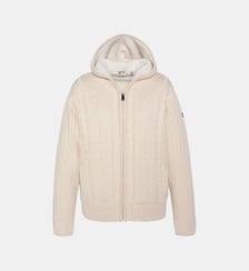 Gilet à capuche doublé sherpa Schott