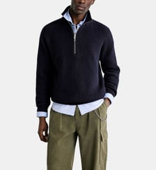 Pull col camionneur en laine The Kooples