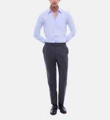 Pantalon de costume slim en laine Fursac