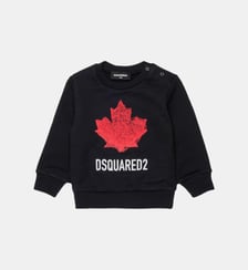 Sweat-shirt à col rond avec logo Dsquared2