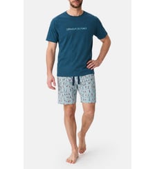 Pyjashort en jersey de coton léger - Dormeur de fond Arthur