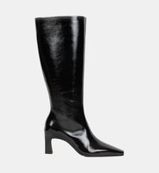 Bottes Coline Cuir Verni Froissé Bobbies