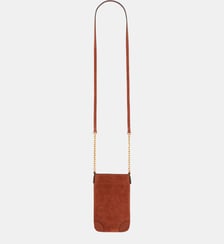 Porte téléphone en cuir velours - LE CHARLOTTE PHONE Gerard Darel