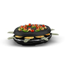 Raclette RE31E810 eco 8 coupelles noir Tefal