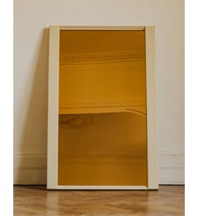 Miroir en bois crème Igor N°1183 - Produit chiné Debongout