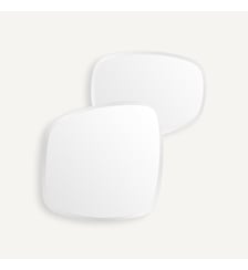 Miroir asymétrique double, hauteur 67,8 cm AM.PM