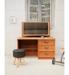 Petite coiffeuse en bois Louise N°352- Produit chiné Debongout