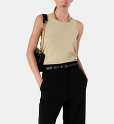 Top en microfibre doré - LUANA Gerard Darel