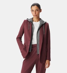 Veste de tailleur en maille parementure Ikks