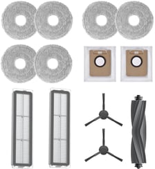 Kit accessoires Entretien complet brosses filtres sacs robot L20 Ultra Dreame
