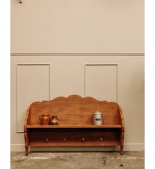 Étagère murale à patères Gaëlle N°1450- Produit chiné Debongout