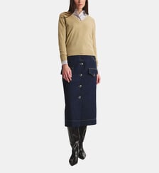 Pull Morcant en laine mérinos Ines de la Fressange Paris