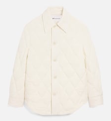 Veste Boutonnée Rembourrée unisexe en Nylon AMI Paris
