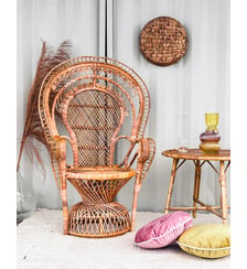 Fauteuil en rotin Emmanuel N°9- Produit chiné Debongout