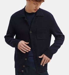 Cardigan col chemise Bompard