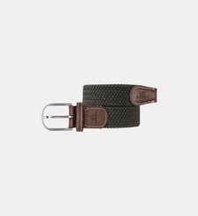 Ceinture tressée élastique unie Billybelt