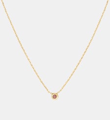 Collier doré rhodochrosite - tiny Caroline Najman