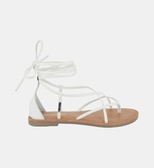 Sandales plates entre-doigt en cuir DJOYA Les Tropeziennes par M. Belarbi