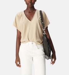 Tee-shirt loose tricot lurex fantaisie Ikks