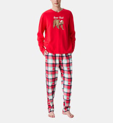 Pyjama en jersey de coton épais - Bear Noël Arthur