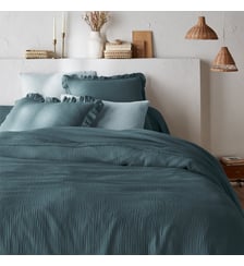 Housse de couette unie en gaze de coton La Redoute Interieurs