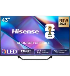 TV QLED 43A7S (2026) 43" (108 cm) Hisense
